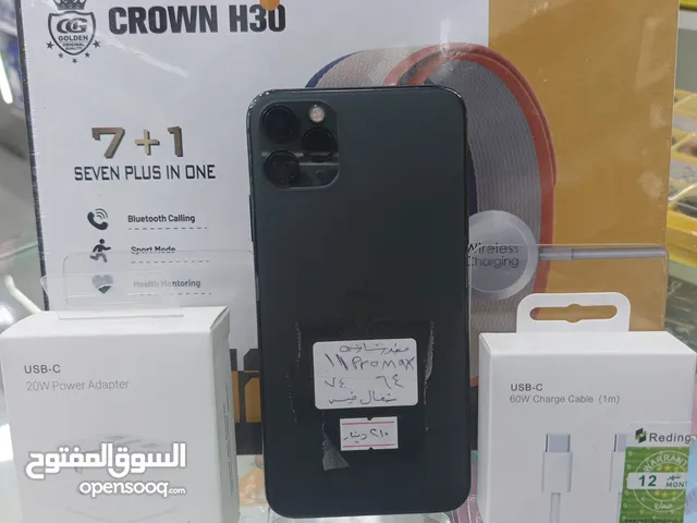 64g بطاريه 73 IPhone 11 pro max مغير شاشه مع بكج هدايااصليه شغال فيس ايدي