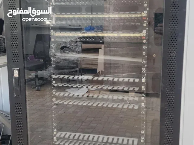 Used Network Server Rack Cabinet – Includes 5 Patch Panels – Ready to Use