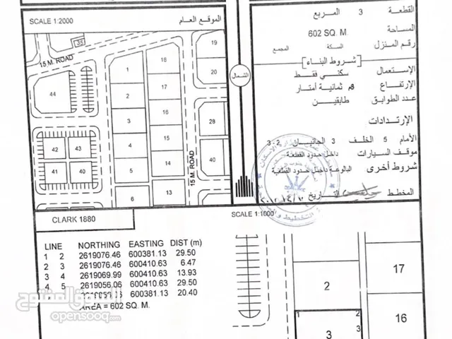 Residential Land for Sale in Al Batinah Barka