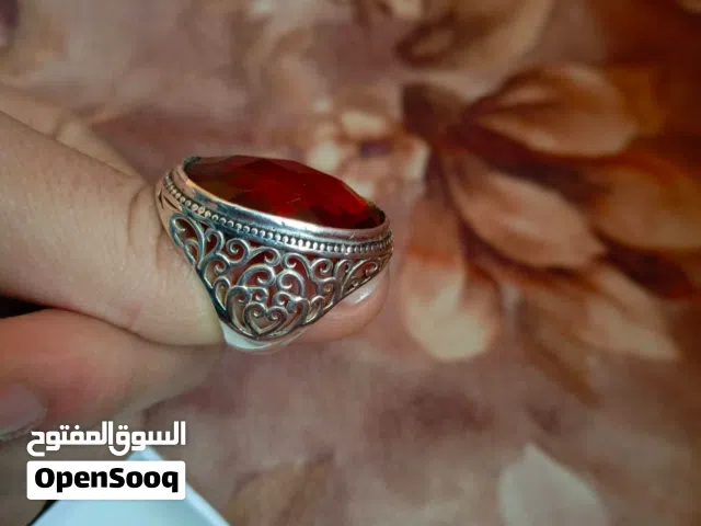 خاتم فضه عيار 925 وزن 18 غرام