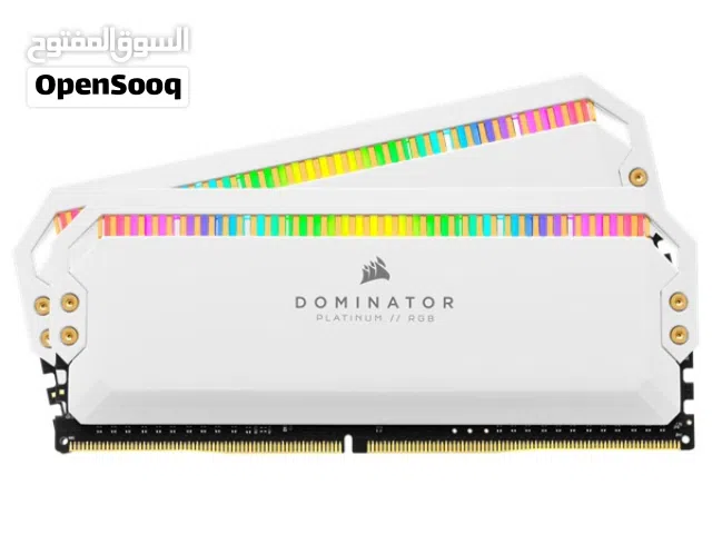 CORSAIR 16GB Kit 3600hz Dominator Platinum RGB RAM Memory (2x8GB), White