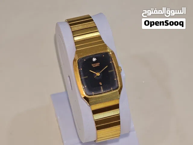 سيتزن ذهبي رجالي نسائي إنتاج ال80