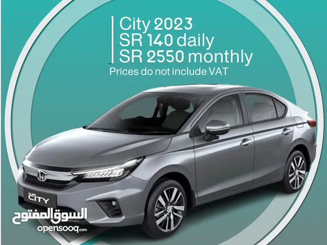 Honda City 2023 for rent - Free delivery for monthly rental