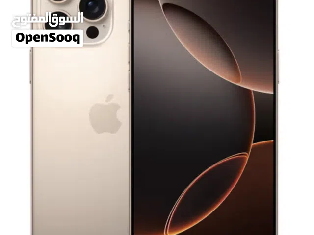 آيفون 16 برو ماكس لون ذهبي