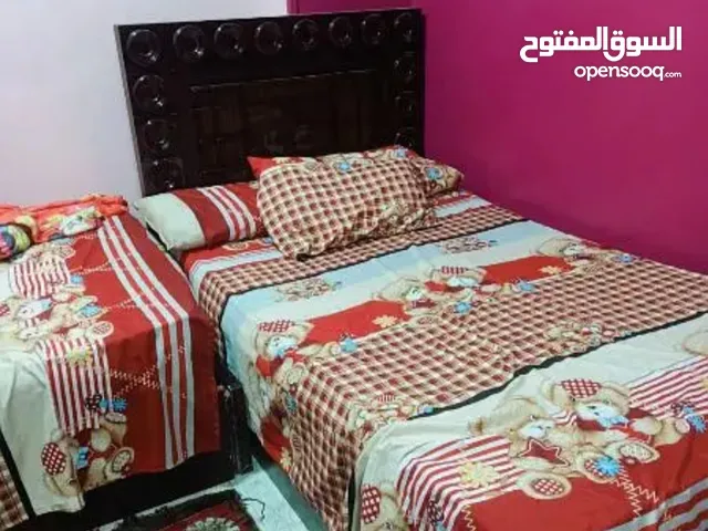 غرفه نوم أطفال غوايش استعمال شهرين 2سرير 120 متر ومعاه كومدينو وتسريحه