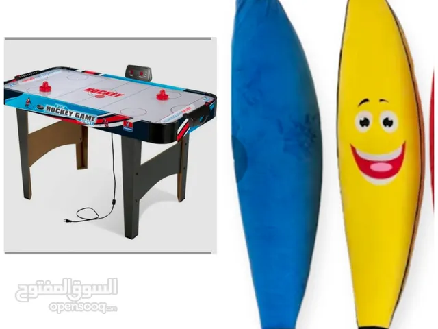 Air hockey and large balloon /_Top / هوكي هوائيه وبالونه موزه كبيره
