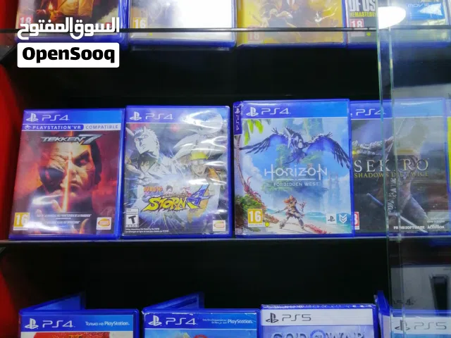 عروض سيديات العاب بلاي ستيشن فور و فايف مستخدمه و  جديد