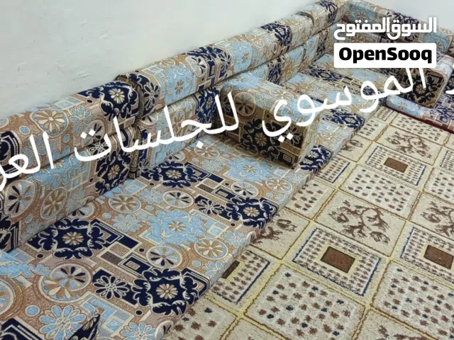 .. كعدة عربية كويتي ربل جديدة جديد 13و80سم 7 منادر 12 مساند 7 تكيات 2 زواية