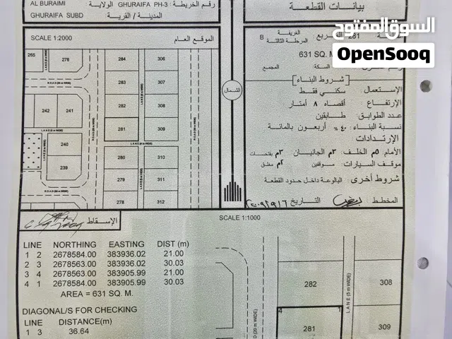 ارض سكنية بالغريفة البريمي