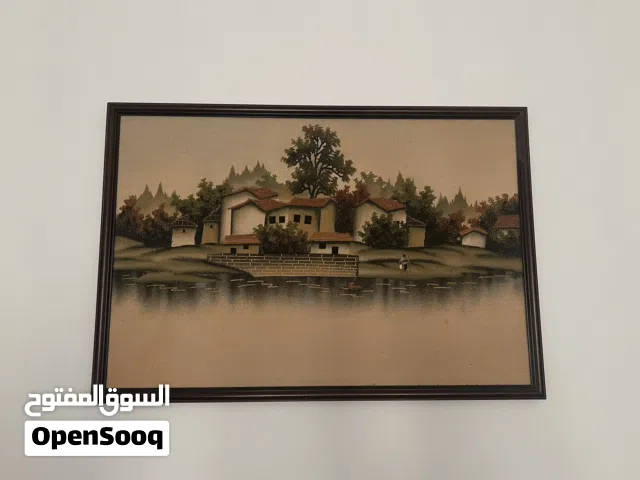 Picture made from sand grains