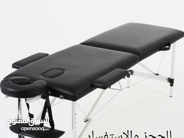 سرير مساج وحجامة وتجميل ستانلس قابل للطي وقابل للإرتفاع 2025