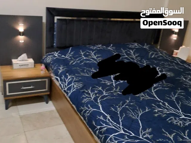 غرفة نوم الحجم الكبير 6 قطع + دوشك + ستارة