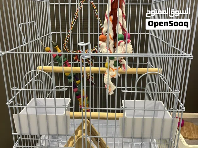 للبيع قفص كبير جديد لم يستعمل شامل العاب