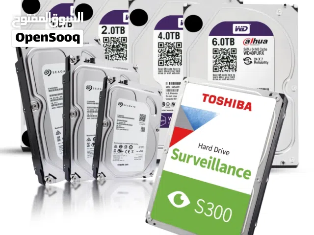 هارديسك 8 تيرا و 4 تيرا و2 تيرا توشيبا جديده
