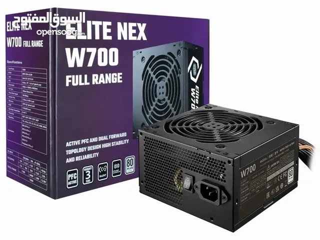 باور سبلاي كولر ماستر اصلي لأجهزة الجيمنج 700 واط حقيقي COOLERMASTER 700W 80+ GAMING POWER SUPPLY