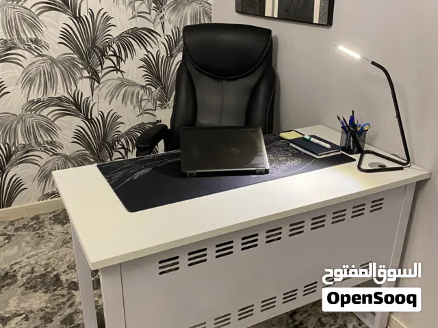 Home Office/ Study Table with Revolving Chair and 3 drawer chest