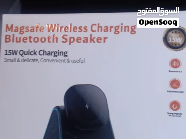 شاحن وايرلس مع سماعة بلوتوث للiphone أو الأجهزة التي تشحن WiFi