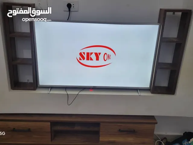 شاشة 43 شبه جديده مع وصلة اندرويد بتحولها لسمارت
