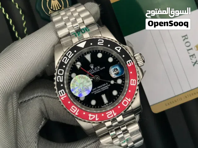 ROLEX YZ GMT MASTER AUTOMATIC  SAPPHIRE GLASS WATER RESISTANT (CASH ON DELIVERY ALL UAE)