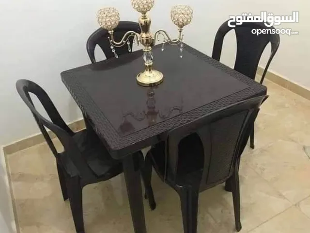 كراسي وطاولات راتان / جميع انواع الطاولات مربع ومستطيل ورجلين حديد / جميع انواع الكراسي / حديد