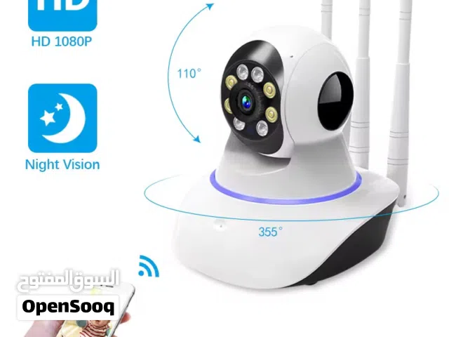 كاميرا المراقبة الذكية Z-3063 بدقة HD مع خاصية التحريك والاتصال اللاسلكي