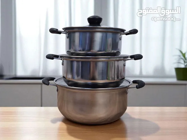 سيت جدر استانلس ستيل – 3 قطع عالية الجودة