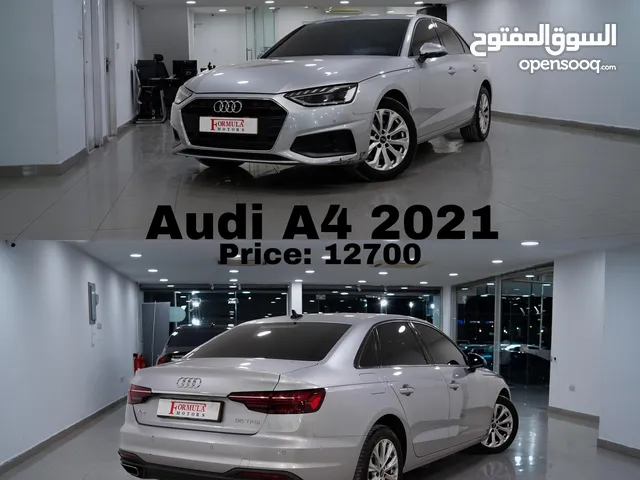 للبيع فقط Audi A4 موديل 2021 وكالة عمان تحت الضمان