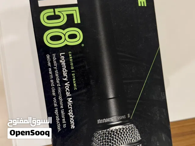 Shure SM58S Original with On/Off Switch + Cable + Pouch + Clip – استعمال بسيط