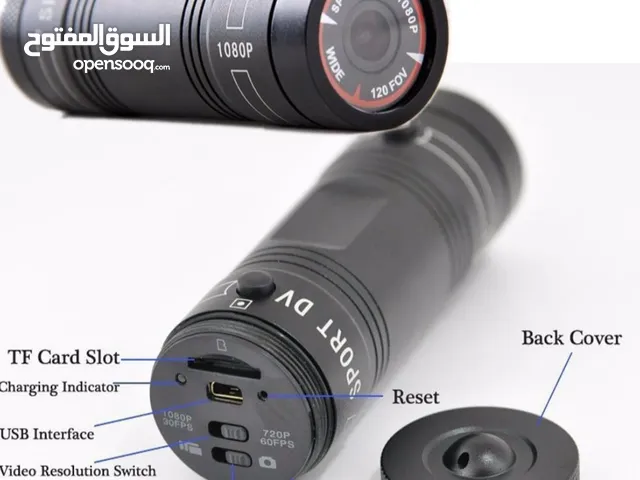 كاميرا تستخدم لسيارات و الدراجات لتصوير امامك تدعم الفيديوة بنسبة 1080MP مع شاحن وقاعدة التثبيت /