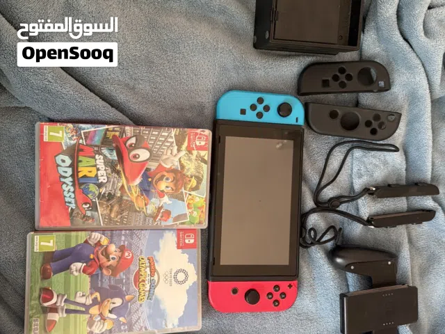 نينتندو سويتش نضيف جديد قليل الاستعمال