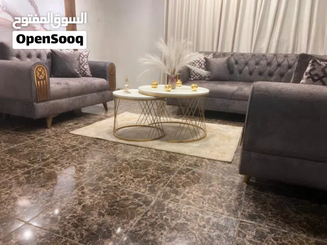 كورنر للبيع مستعجل 9 مقاعد لون سكني  خشب سويد قماشه مخمل لينون تركي ناعم