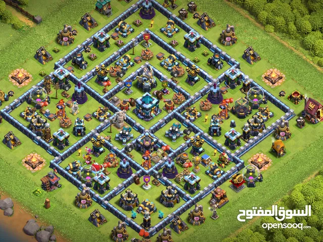 حساب كلاش اوف كلانس تاون هول 13 مكس الاسم قابل للتغير ب 1000 جوهرة اسم الحساب المتمرد