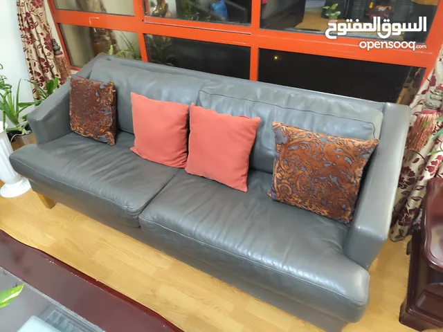 Old Sofa Set ( 5 Seater) with Real Leather