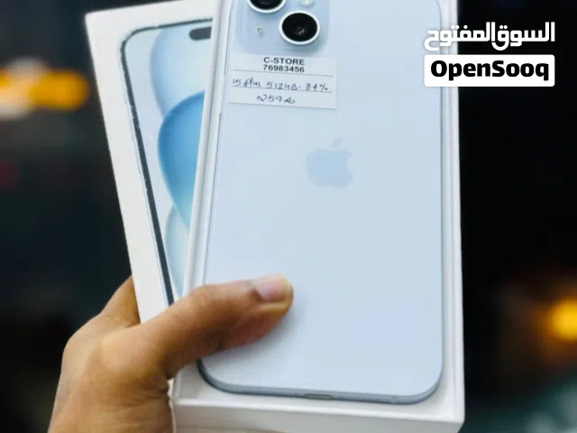 iPhone 15 plus -512 GB - Perfect device , Box piece