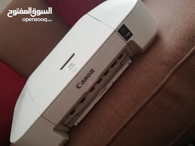 طابعة كانون مستعمل فارغة من الحبر سليمة تماما مع ادواتها للتواصل: الرقم في الوصف