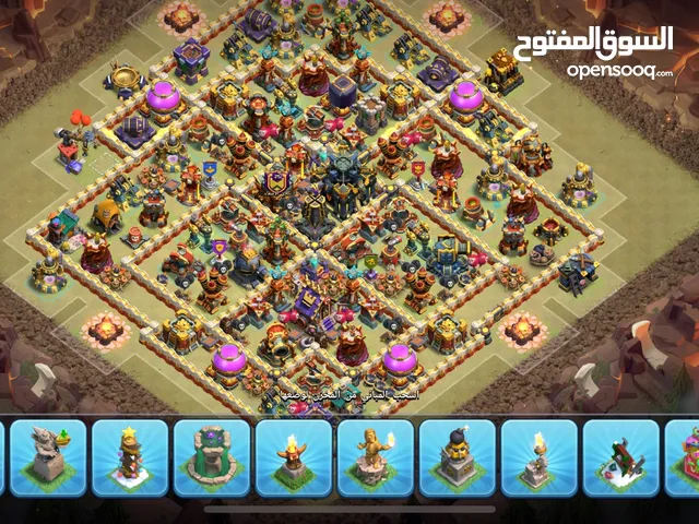حساب كلاش أوف كلانس ليفل عالي ومعاه قبيله ليفل