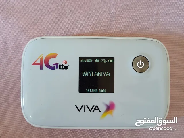 راوتر فيفا4g مفتوح جميع الشبكات داخل وخارج الكويت بالبطارية الاصلية 3000 أمبير يشبك 8 اجهزة متواصله