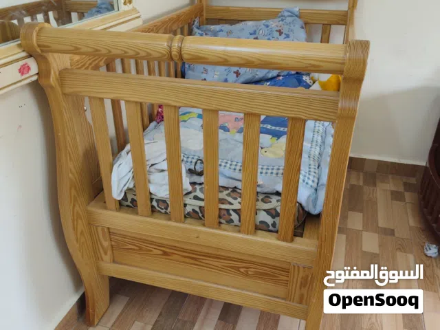 تخت اطفال خشب زان