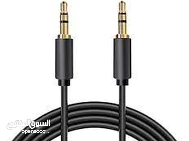 AUX- IN CABLE منفذ AUX كيبل   او اكس  1 متر  