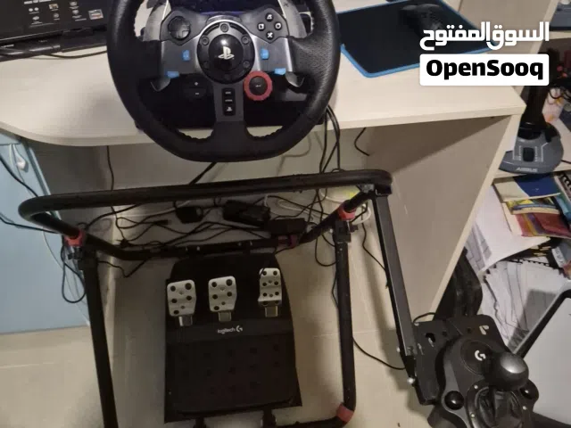 لوجيتك جي 29 ستيرنغ مع دعسات و جير عادي  الكل في حالة ممتازة جدا جدا جدا Logitech G29 racing wheel