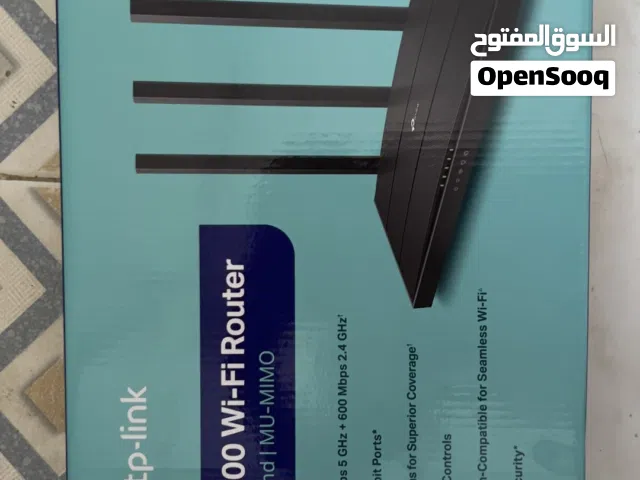 واي فاي TP-link + لاقط لاسلكي (Ubiquiti) + حديدة بطول 6 متر