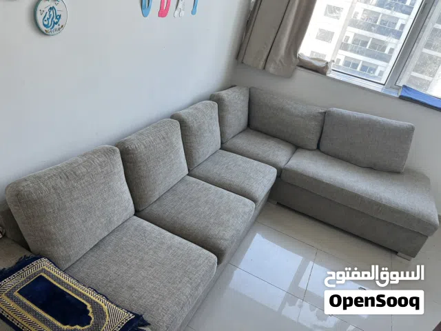 كنبه 6 مقاعد حرف L L Shape 6 seater sofa
