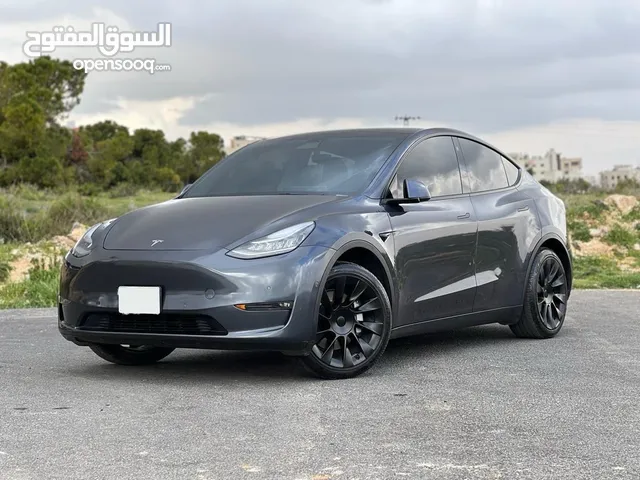 Tesla Y long range ممشى قليل