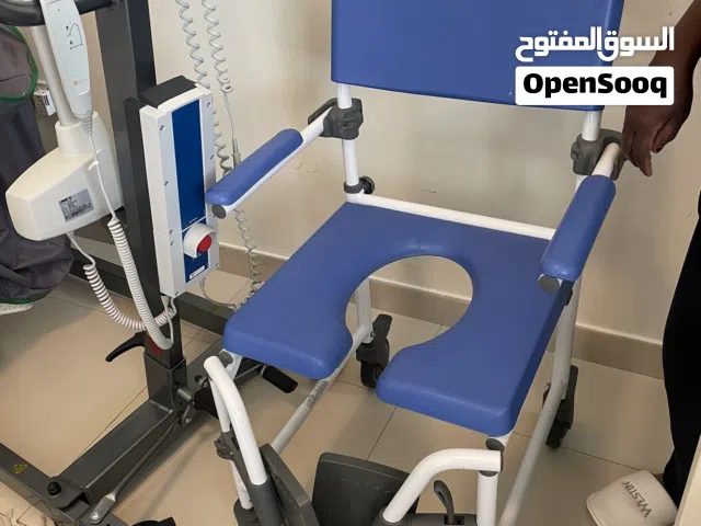 Commode Wheelchair – With Toilet Seat, Strong & Clean