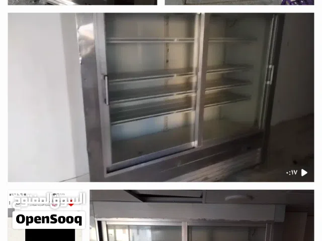 ثلاحة عرض بابين ستانليس... جوانب خشب فور سيلينج... سبتات سقف