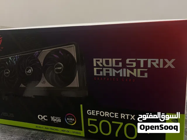 كرت شاشه RTX 5070ti rog strix