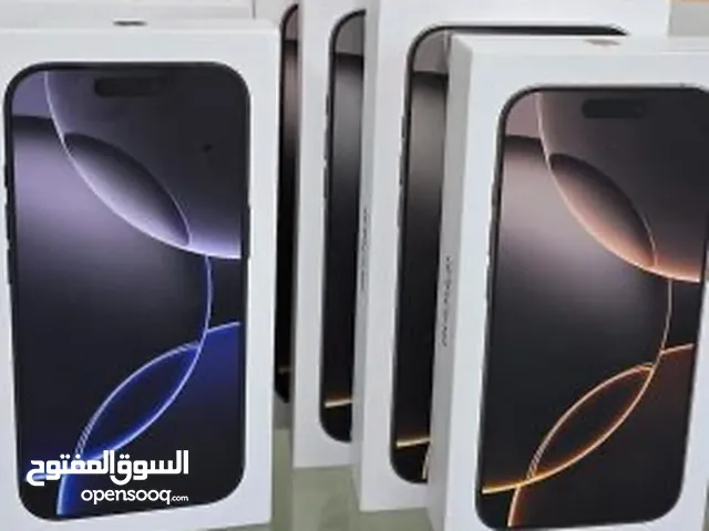 New sealed IPHONE 16 PRO MAX 256GB all color types Arabic version at affordable price