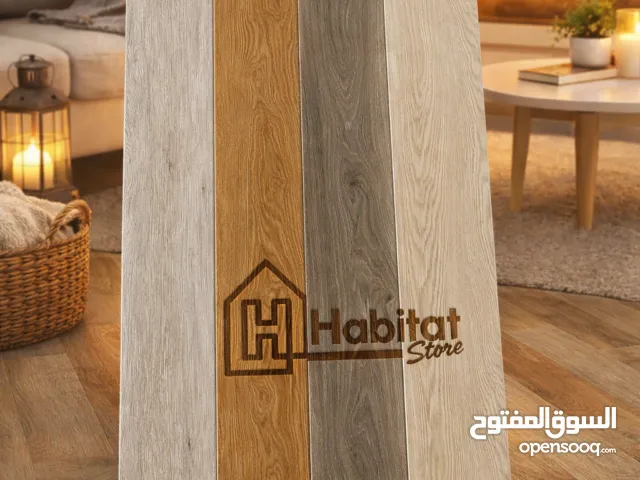 أرضيات SPC ضد الماء تركيب كليك  عزل صوتي ومقاومة خدوش  ألوان متعددة مع بانيل أرضي