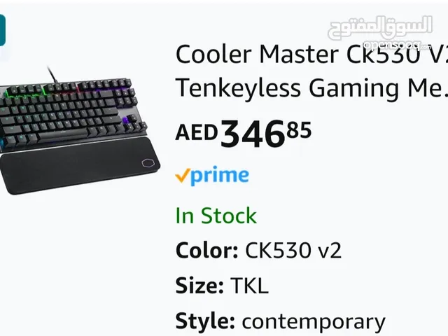 Cooler master ck530 v2 red switch gameing keyboard