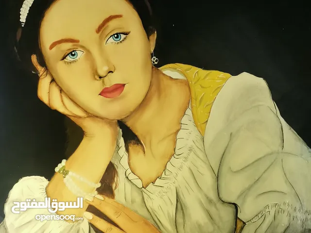 لوحة فنية جدارية بعنوان تأمل